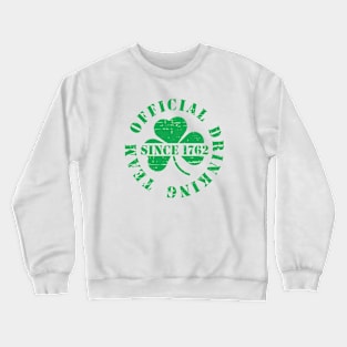 St Patricks Day Official Drinking Team Crewneck Sweatshirt